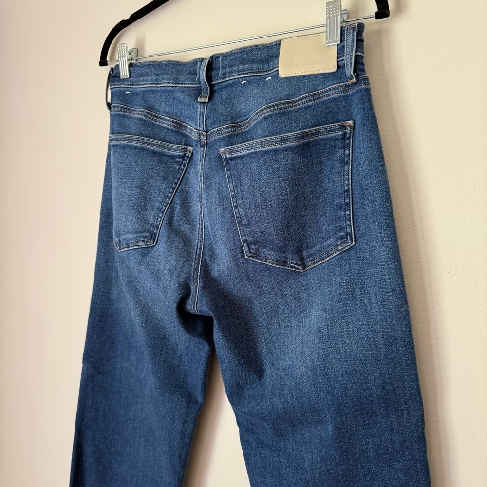 Citizen of Humanity Petite Palma Straight Raw Hem in Ambry mid denim wash, 29P - Picture 5 of 15